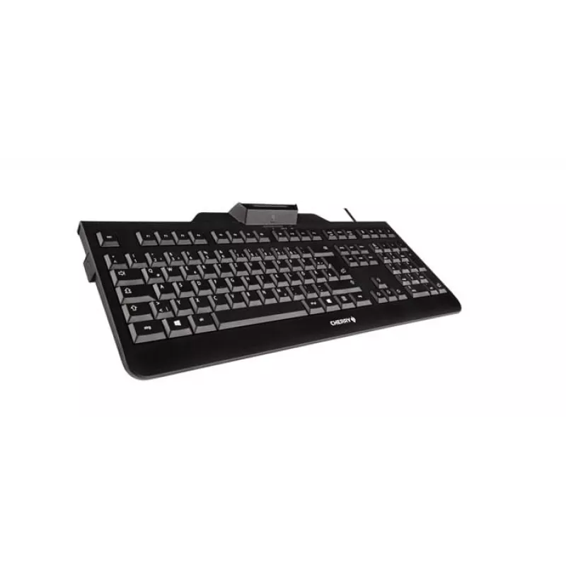 CHERRY KC 1000 SC näppäimistö USB QWERTZ sveitsiläinen musta