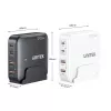 Pöytälaturi Unitek P1228AWH01-EU 70W 2×USB-A 2×USB-C