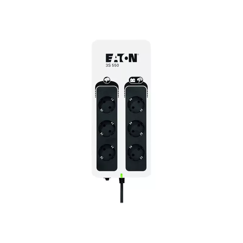 Eaton 3S 550 DIN 0,55 kVA 330 W 6 AC-pistorasiaa