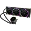 all-in-one-nestekühler INTER-TECH LC-360 RGB — 12 cm tuuletin, hydraulinen laakeri, musta