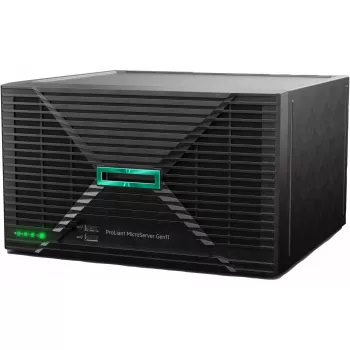 HPE ProLiant MicroServer Gen11 E-2434 4c 32GB-U 4LFF-NHP 2x4TB HDD 180W ulkoinen virtalähde EMEA Cmp Mod Svr