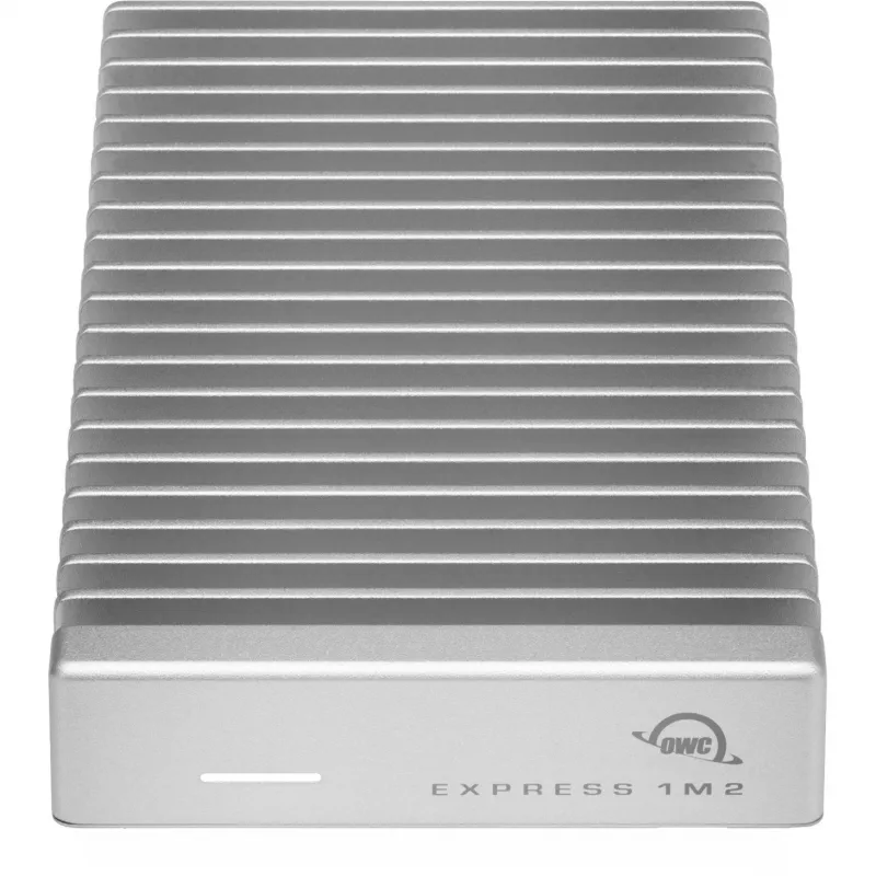 Other World Computing OWC Express 1M2 - tallennuskotelo - M.2 NVMe -kortti - USB4 - hopea (OWCUS4EXP1M2)