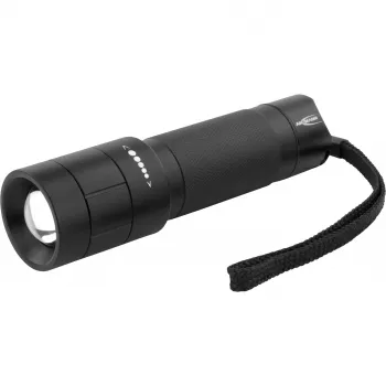 Ansmann M250F - käsi vilkkuvalo - musta - painikkeet - kiertosäädin - 1 m - IP54 - 1 lamppu