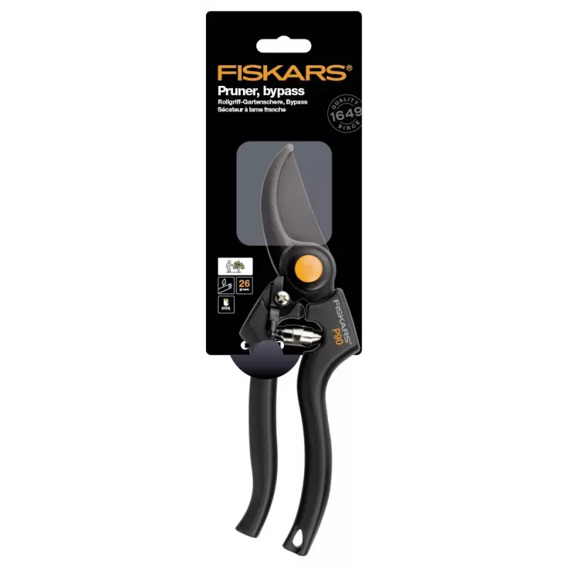 Fiskars 111960 oksasakset bypass musta