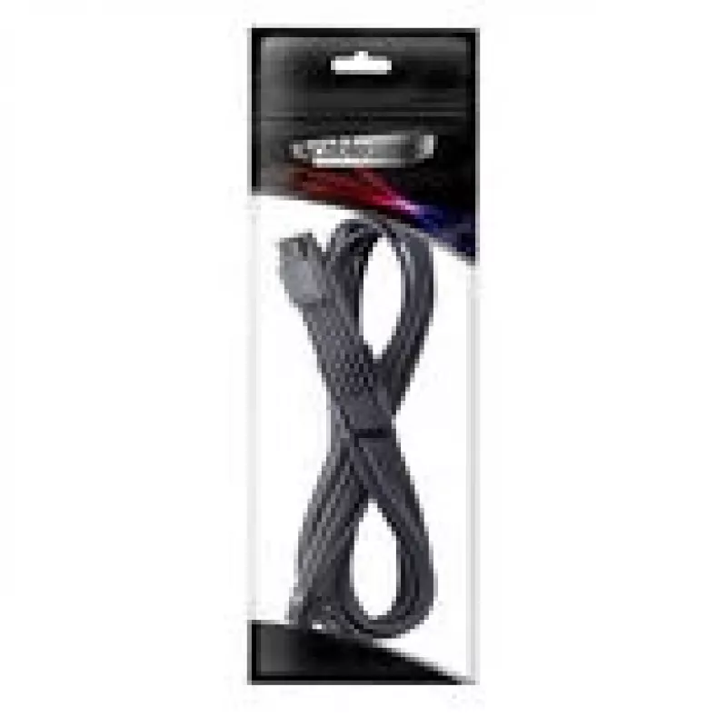 CableMod Universal Pro ModMesh 16-Pin-16-Pin-kaapeli, päällystetty, StealthSense - carbon, 60 cm