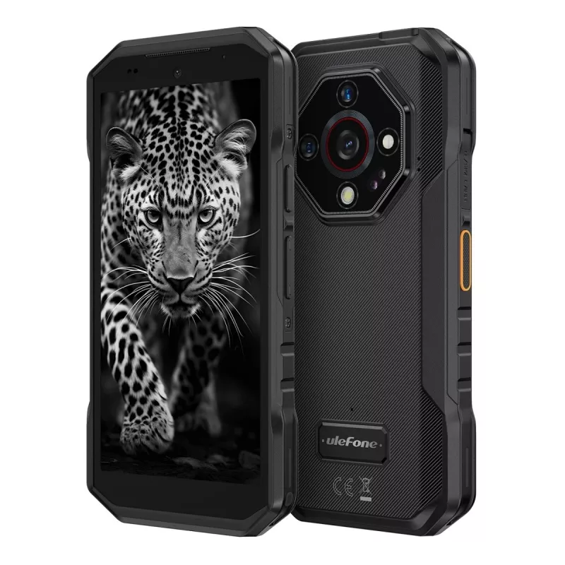 Ulefone Armor X32 UF-AX32/BK älypuhelin, 5,65 tuumaa, 6 GB RAM, 128 GB, Android 14, 5500 mAh, Future Black