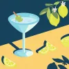 Maalaussarja Ravensburger CreArt Mocktail Lemon – maalaa numeroilla -sarja