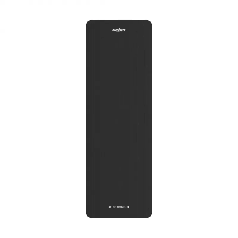 Rebel Active RBA-3151-BK voimistelumatto, TPE, 183 x 61 cm, 6 mm, musta