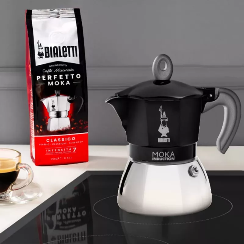Bialetti Moka Induction mokkapannu 6 kuppia