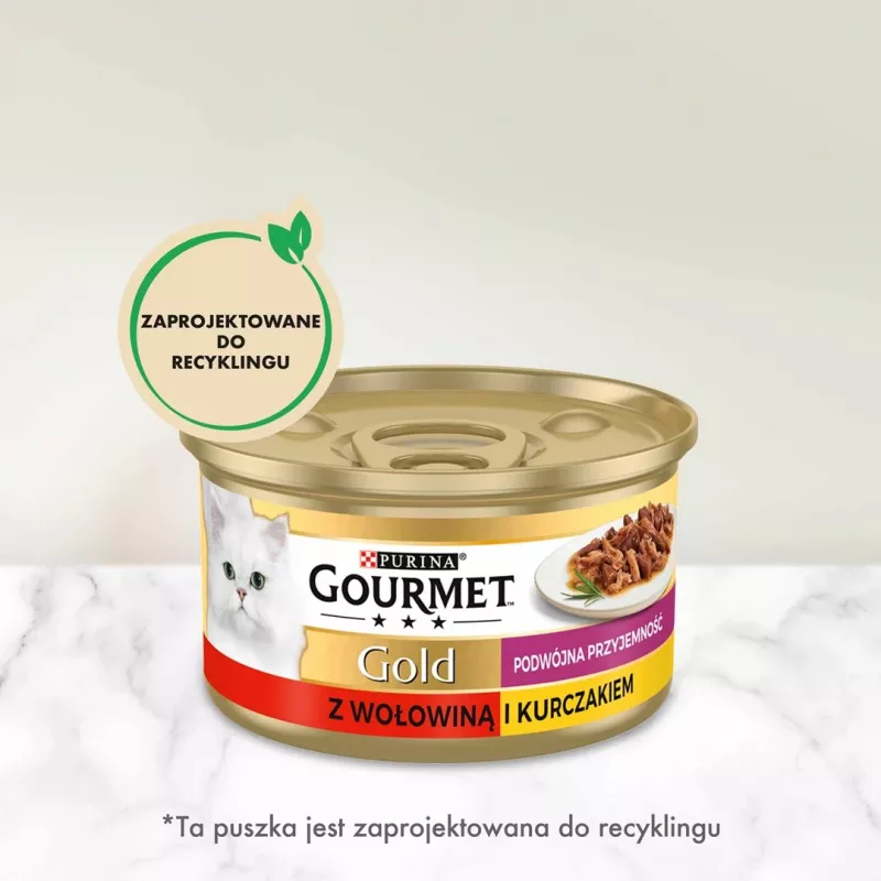 Gourmet Gold - naudan ja kanan sekoitus 85 g