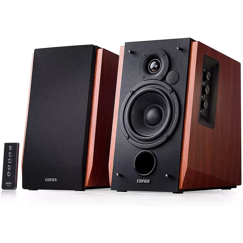 Edifier R1700BTS - kaiuttimet - hyllykaiuttimet - langaton - Bluetooth - 66 wattia (yhteensä) (R1700BTS WOOD)