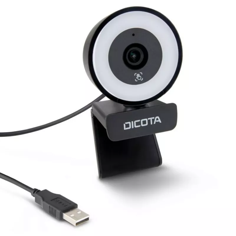 Verkkokamera DICOTA D32066 5 MP 2592 x 1944 pikseliä USB 2.0 musta