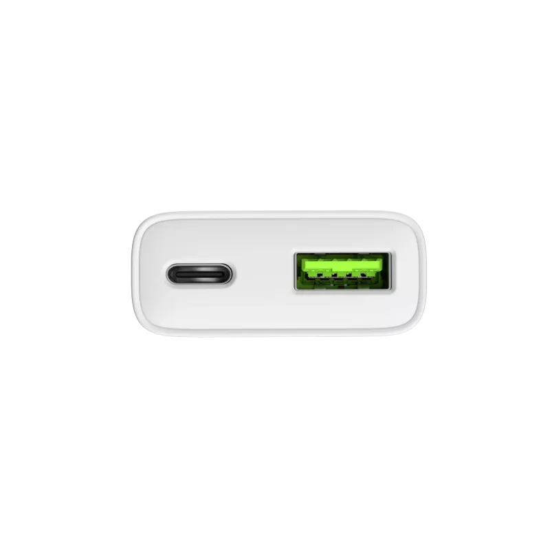 Virtalähde NATEC Ribera NUC-2376 — 1× USB-A, 1× USB-C, 3 A lähtö