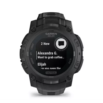 Älykello GARMIN Instinct 3 45 mm Solar Tactical Edition musta — 45 mm, aurinkolataus, GPS, sykemittari