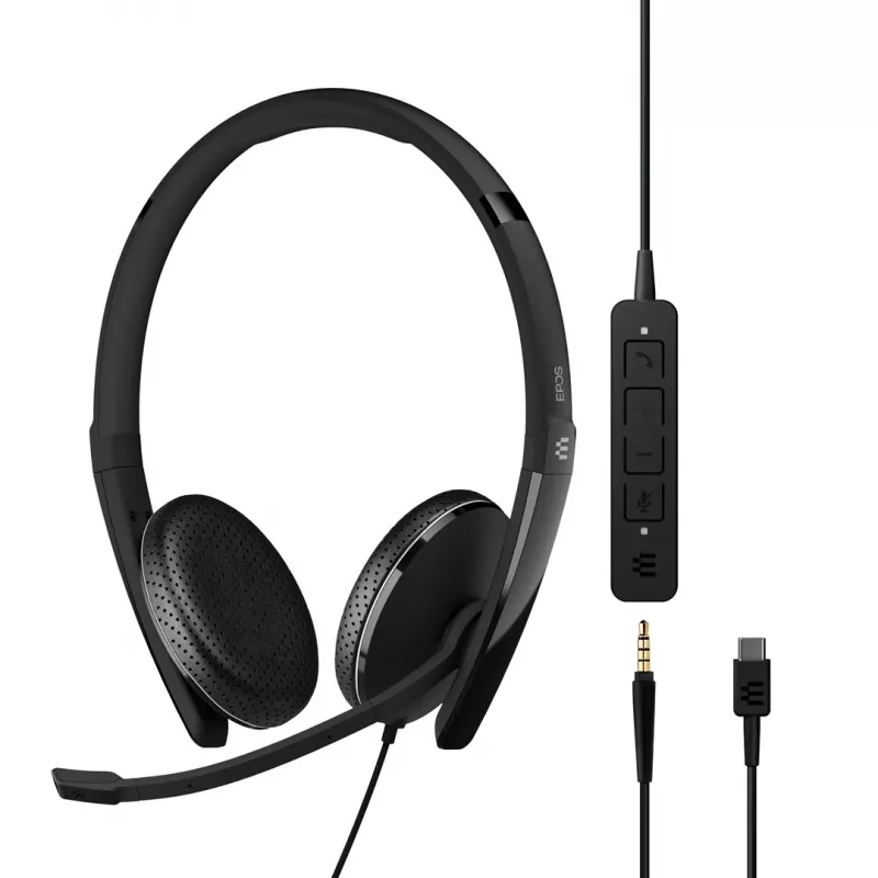 EPOS ADAPT 165 USB-C II kuulokemikrofoni langallinen panta toimisto/callcenter USB Type-C musta