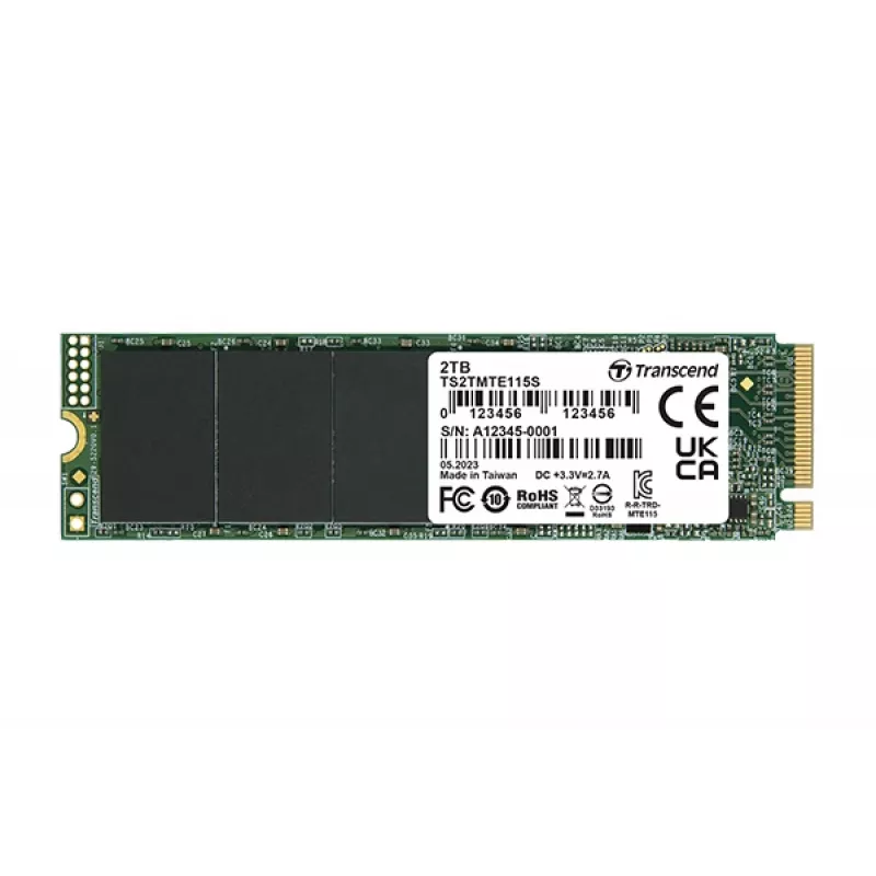 SSD-asema Transcend 1 TB M.2 PCIe Gen3 x4 NVMe TS1TMTE115S