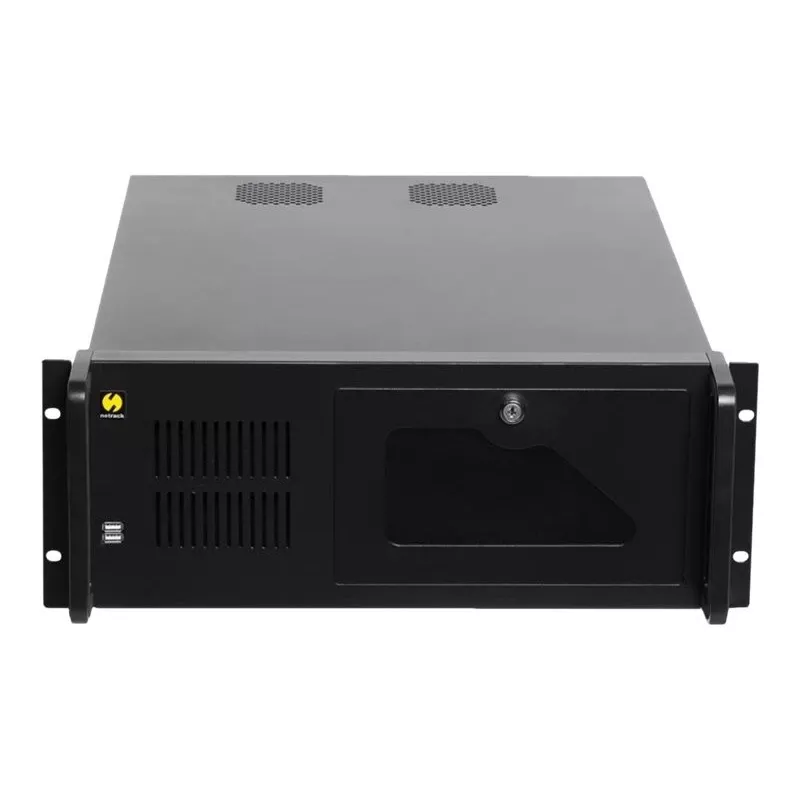 Netrack NP5104 19 tuuman 4U räkkiasennettava palvelinkotelo, microATX/ATX/eATX, 530 mm syvä