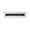 Lanberg AK-VDP103-S 19 tuuman 3U jännitteenjakopaneeli DIN TS-35 -kiskolla, harmaa