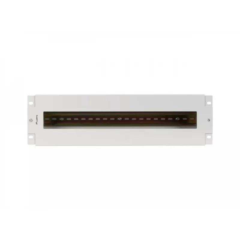 Lanberg AK-VDP103-S 19 tuuman 3U jännitteenjakopaneeli DIN TS-35 -kiskolla, harmaa