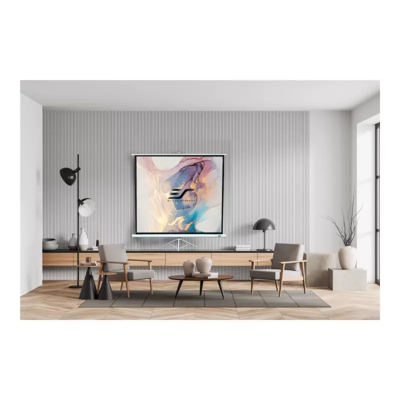 Jalustallinen projektiokangas Elite Screens T99NWS1 2,51 m 1:1