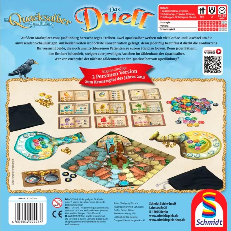 Die Quacksalber von Quedlinburg - Das Duell, lautapeli