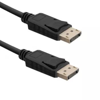 DisplayPort-uros / DisplayPort-uros -kaapeli Qoltec 50587 2 m musta