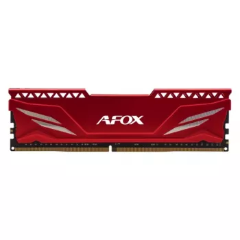 Työpöytä DDR4 RAM AFOX 16GB 3200MHz CL16 1x16GB 1,35 V puskuroimaton punainen