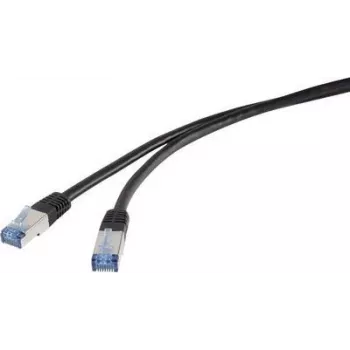 Renkforce RF-4673692 verkkokaapeli musta 10 m Cat6a S/FTP (S-STP) (RF-4673692)