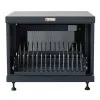 Telinehylly TECHLY 367652 kaapelinhallinta 3M-teippikiinnityksellä, teräs, 550×550×410 mm, musta