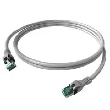 Sacon EasyLan DualBoot PushPull - patch-kaapeli - RJ-45 (M) - RJ-45 (M) - 5 m - STP - CAT 6a - IEEE 802.5/IEEE 802.3 - valettu - harmaa (CPP1OAAAAA0050)
