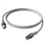 Sacon EasyLan DualBoot PushPull - patch-kaapeli - RJ-45 (M) - RJ-45 (M) - 5 m - STP - CAT 6a - IEEE 802.5/IEEE 802.3 - valettu - harmaa (CPP1OAAAAA0050)