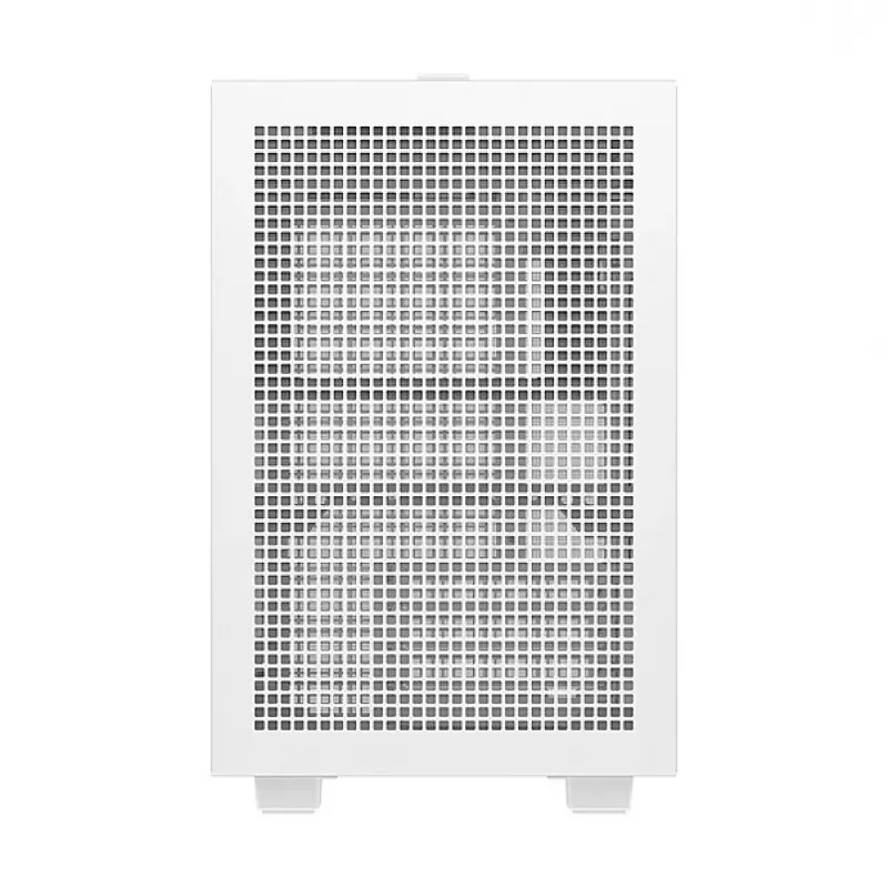 Tietokonekotelo DeepCool CH160 PLUS WH Small Form Factor valkoinen, microATX, karkaistu lasi, USB-C