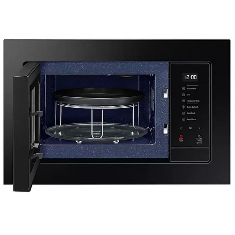 Kalusteisiin asennettava mikroaaltouuni Samsung MG23A7318CK/E2, 23 l, 800 W