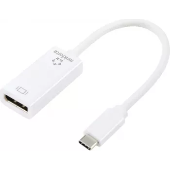 Renkforce USB-C®-DisplayPort-sovitin [1x USB-C®-pistoke - 1x DisplayPort-liitin] 0,15 m (RF-6056894)
