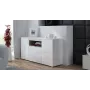 Cama Meble VIVA 150 senkki, valkoinen/valkoinen kiiltävä + Sonoma-tammi