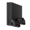 Jäähdytysalusta White Shark PS4-19076 Cutman ja 2 lataustelakkaa ohjaimelle