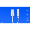 USB Type 3.1 C (M) – 3,5 mm Jack (F) audioadapteri valkoinen SAVIO AK-51