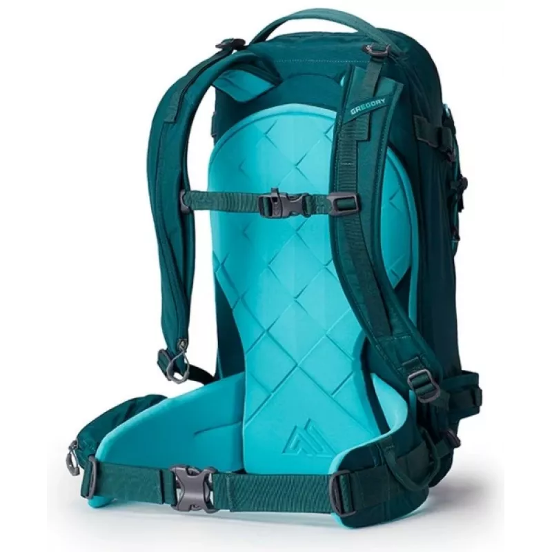 Gregory Targhee naisten vaellusreppu 30 L S/M vihreä