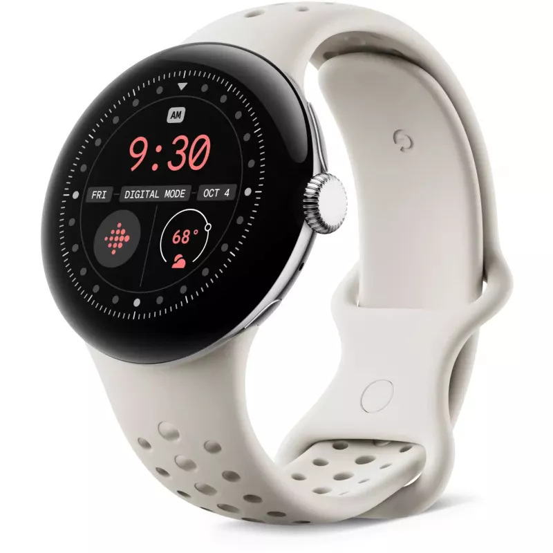 Google - älykellon ranneke - koko S - posliini - Pixel Watch 3 (GA06133-WW)