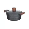 Keittiöväline Resto Kitchenware Capella 2,6 L pyöreä musta puu