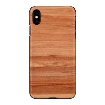 Puhelinkotelo man and wood iPhone X/XS:lle — cappuccino musta suojakotelo