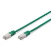 Verkkokaapeli Digitus CAT 5e SF/UTP RJ-45 0,5 m vihreä