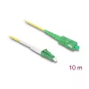 DeLOCK InfiniBand/kuitu-kaapeli 10 m LC SC keltainen 83876