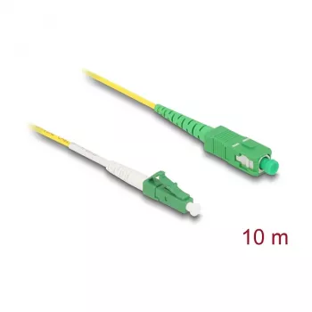 DeLOCK InfiniBand/kuitu-kaapeli 10 m LC SC keltainen 83876