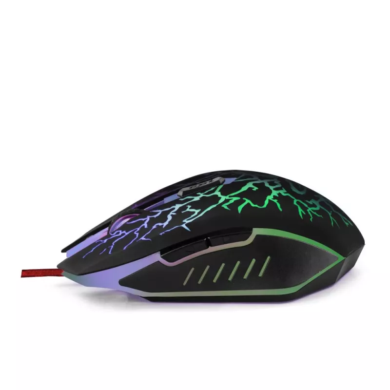 Esperanza MX211 LIGHTNING - hiiri - USB - hiiri - optinen - 6 painiketta - musta