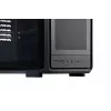 PC Midi Tower Cooler Master MasterFrame 500 Mesh — musta läpinäkyvällä sivulla, tukee ATX/EATX, 2x200 mm edessä, 1x120 mm takana
