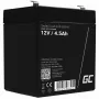 Green Cell AGM44 UPS-akku, AGM VRLA suljettu lyijyakku, 12 V 4,5 Ah, 1,35 kg