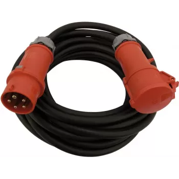 PSSO jatkojohto 32A 5x6 mm², 10 m, punainen