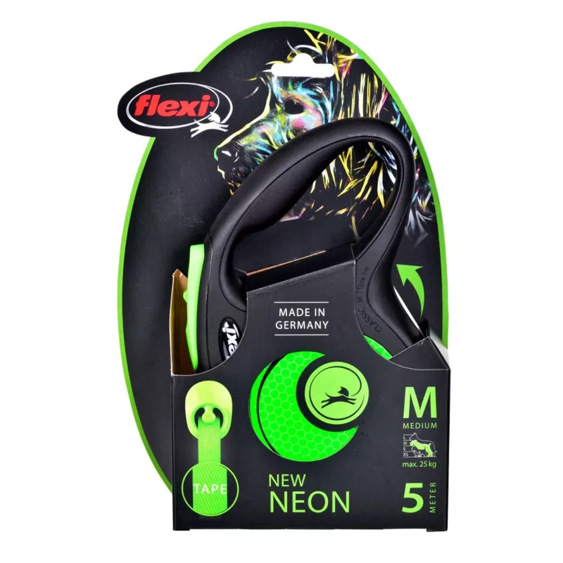 FLEXI uusi Neon M - flexi - 5 m
