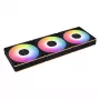 Lian Li UNI FAN CL120 Wireless 12CL1W3B koteloventtiilaattorit, 3 kpl, 120 mm, mustat
